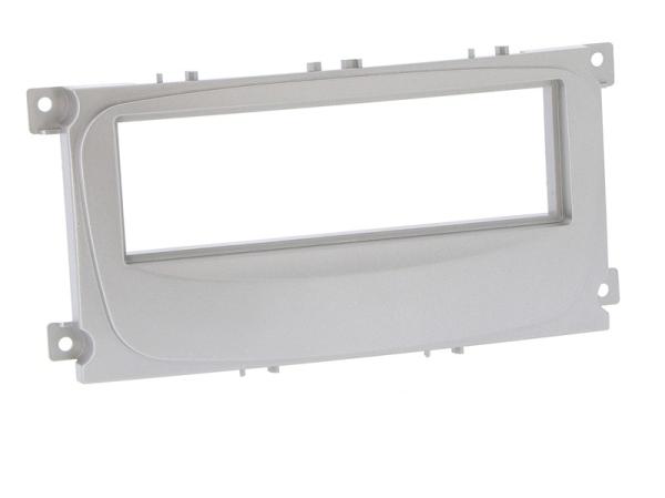 186 4503826 Radioblende FORD Focus, Mondeo, S-MAX, Galaxy, Transit Connect 1DIN silber